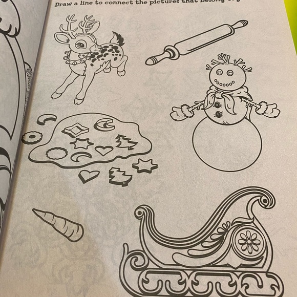Lisa Frank Coloring Book Christmas - Picture 4 of 6